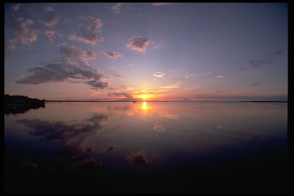 460043 Tropical Sunset, Florida A4 Photo Print