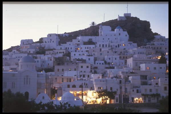 460048 Village, Ios, Greece A4 Photo Print