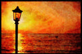 460054 Mediterranean Sunset, Turkey A4 Limited Edition Watercolour Print
