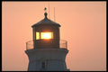 460056 Sun Through Lighthouse A4 Photo Print