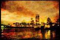 460060 Downtown Montreal A4 Limited Edition Watercolour Print
