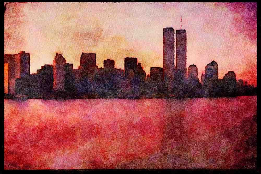460064 New York A4 Limited Edition Watercolour Print