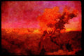 460069 Sunset, Monument Valley, Utah A4 Limited Edition Watercolour Print