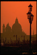 460076 Sunset Over S. Maria Della Statua, Venice A4 Photo Print