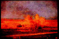 460081 Sunset's Bright Light On Grove Of Trees A4 Limited Edition Watercolour Print
