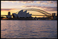 460086 Opera House, Sydney Harbor Bridge A4 Photo Print