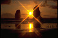 460097 Sunburst, Canyon Beach, Oregon A4 Photo Print