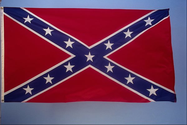 461099 Confederate Flag A4 Photo Print