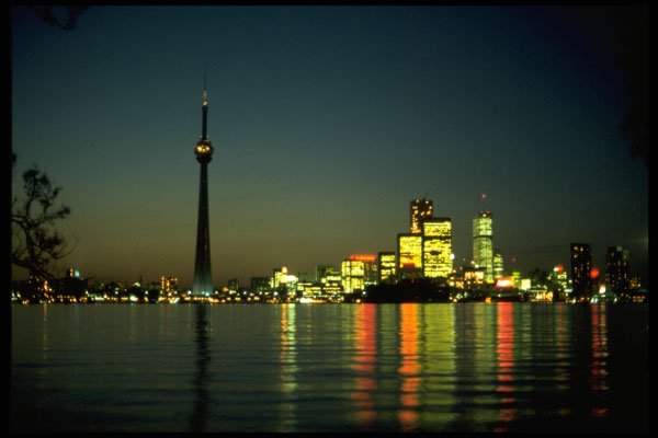 462024 Toronto Skyline At Night A4 Photo Print