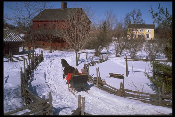 462064 Black Creek Pioneer Village, Toronto A4 Photo Print