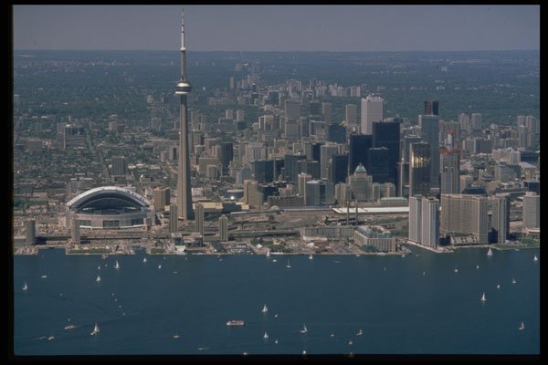 462072 Aerial Shot Of Toronto A4 Photo Print