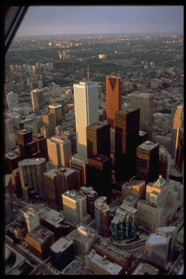 462074 Aerial View From CN Tower A4 Photo Print