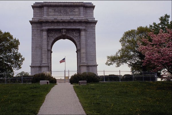463007 National Memorial Arch, Valley Forge A4 Photo Print