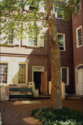 463009 Colonial Print Shop, Franklin's Court A4 Photo Print