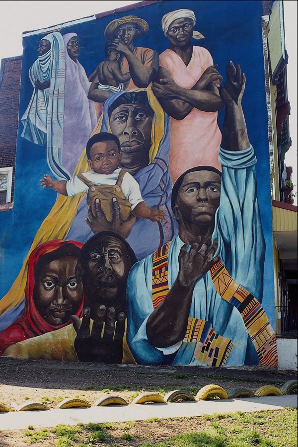 463041 Afro American Wall Mural A4 Photo Print