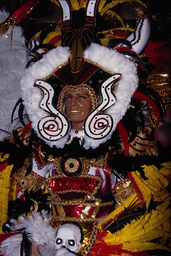 463042 Mummer's Flamboyant Costume A4 Photo Print