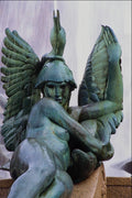 463046 Reclining Angel, Swann Fountain A4 Photo Print