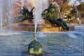 463047 Logan Square's Swann Fountain A4 Photo Print