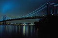 463065 Ben Franklin Bridge Spans The Delaware A4 Photo Print