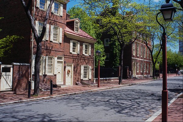 463069 Quiet Street In Quaint Society Hill A4 Photo Print