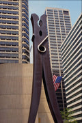 463080 Claes Oldenburg's Colossal Clothes pin A4 Photo Print