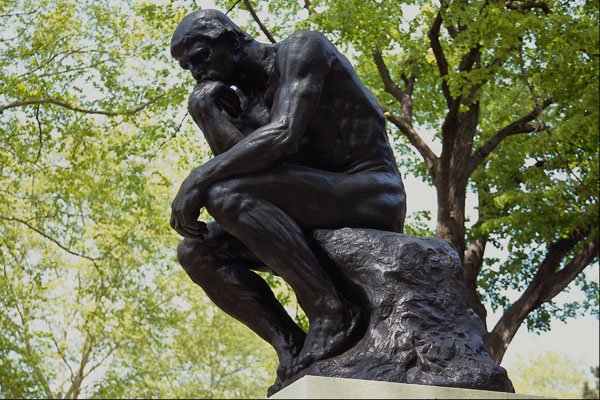 463088 The Thinker , Rodin Museum A4 Photo Print
