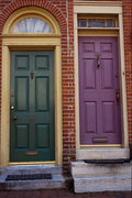 463089 Historical District Doorways A4 Photo Print