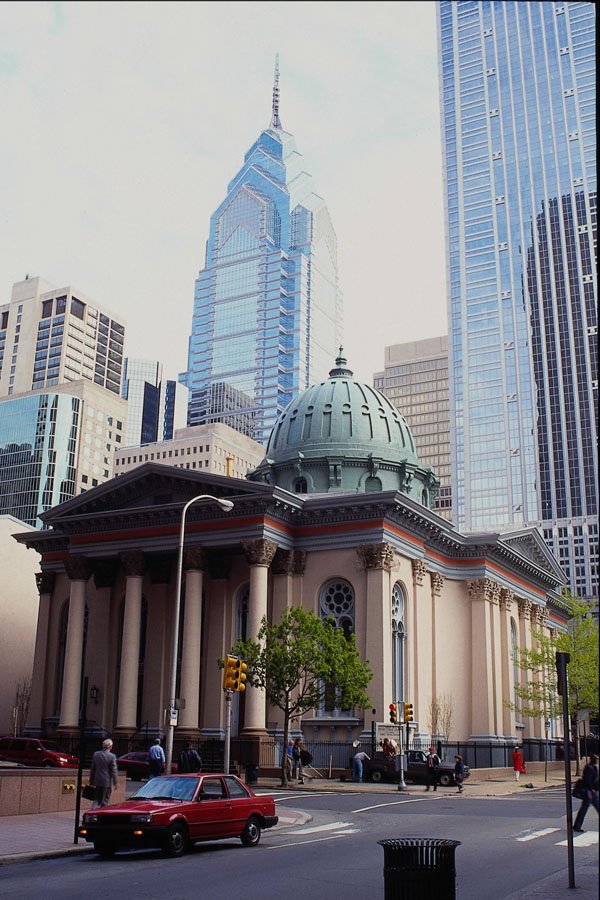 463093 Arch Street Presbyterian Church, 1855 A4 Photo Print
