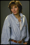 464043 Girl In Blue Jeans A4 Photo Print