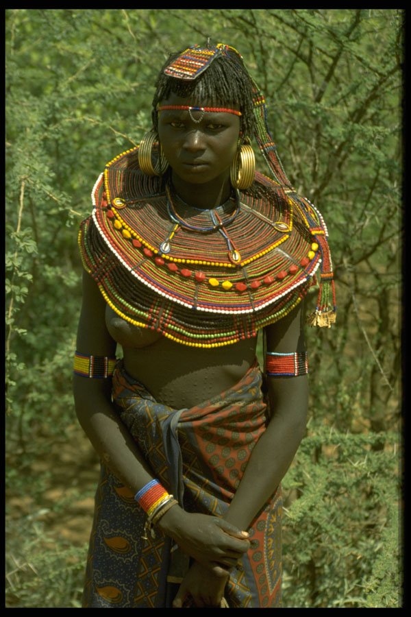 464055 Pakot Woman, Africa A4 Photo Print