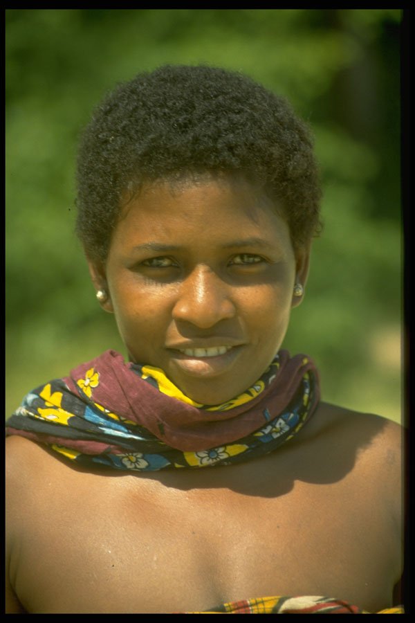 464056 Swahili Woman, Africa A4 Photo Print