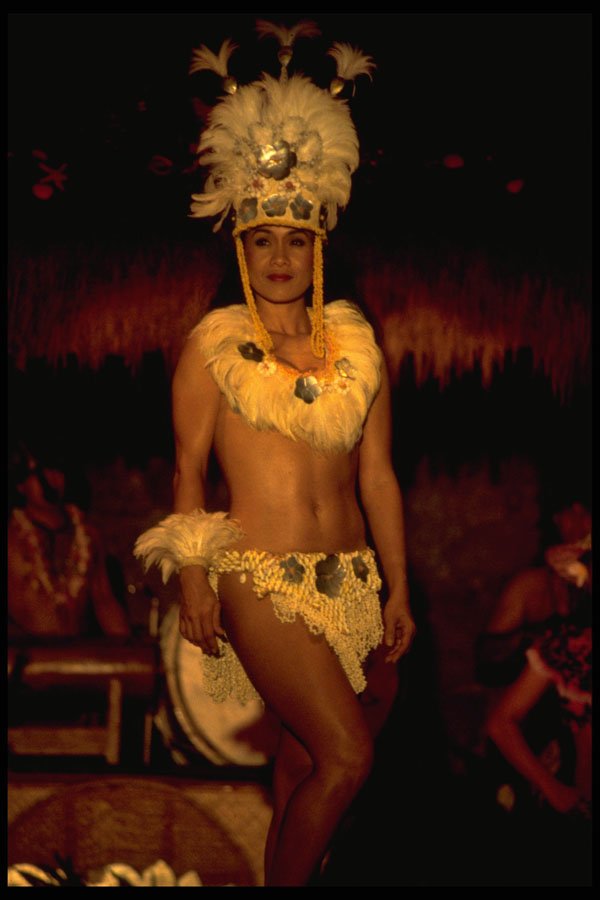 464075 Polynesian Dancer, Hawaii A4 Photo Print