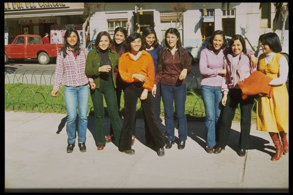 464080 Women In Copiapo, Chile A4 Photo Print