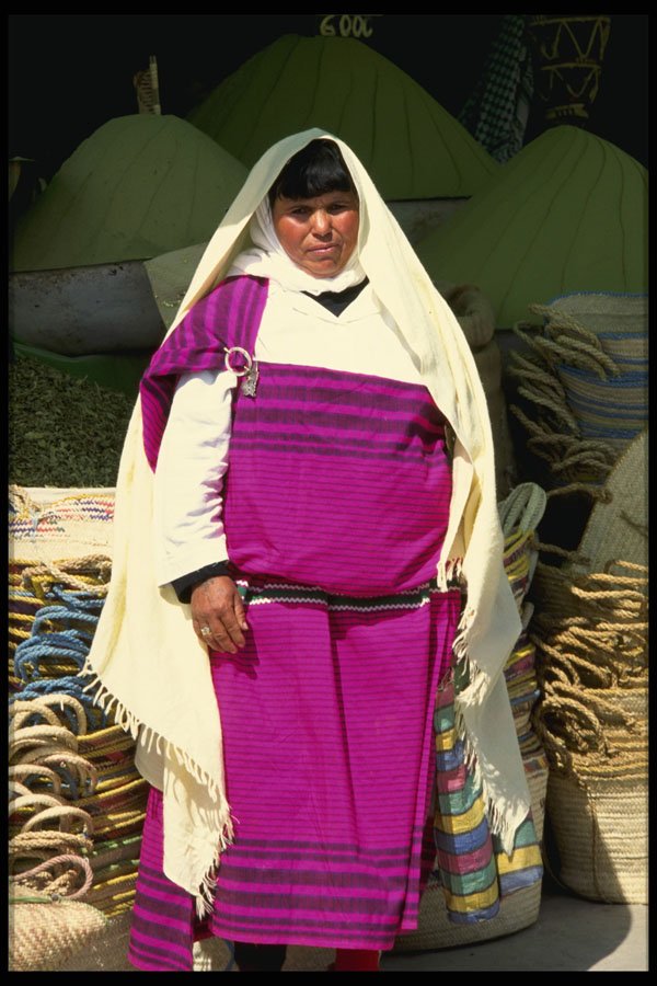 464090 Barbary Woman, Gabes, Tunisia A4 Photo Print
