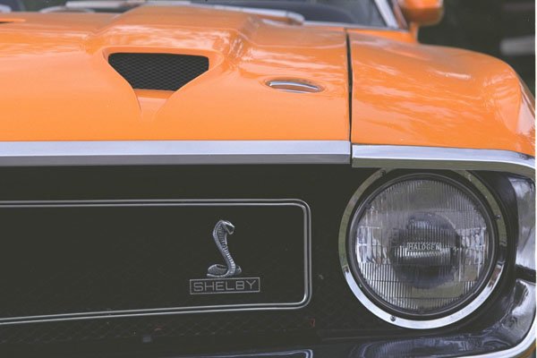 465004 1969 Ford Mustang Shelby GT 350 A4 Photo Print