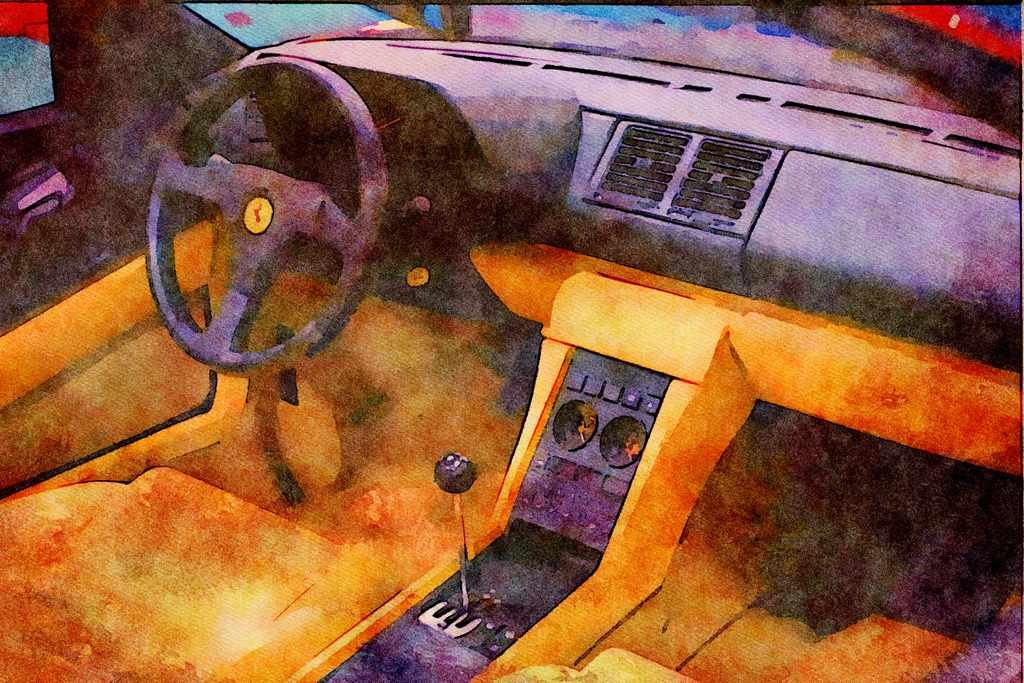 465015 1994 Ferrari A4 Limited Edition Watercolour Print