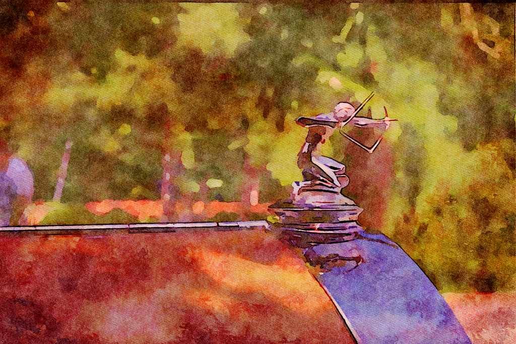 465035 1929 Pierce Arrow A4 Limited Edition Watercolour Print
