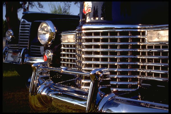 465064 Classic Cadillac Grill A4 Photo Print