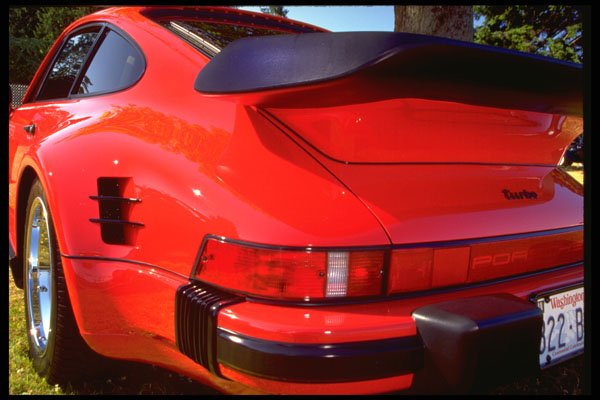 465065 Porsche 930 Rear Detail A4 Photo Print