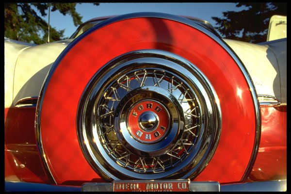 465067 Classic 50's Ford Spare A4 Photo Print