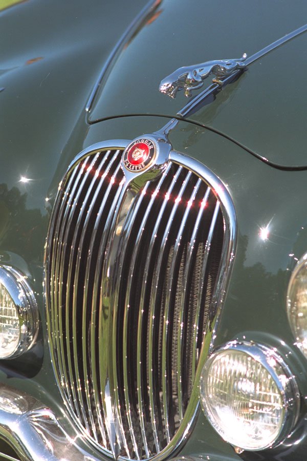 465072 The Grill On A Jaguar 2.4 Liter A4 Photo Print