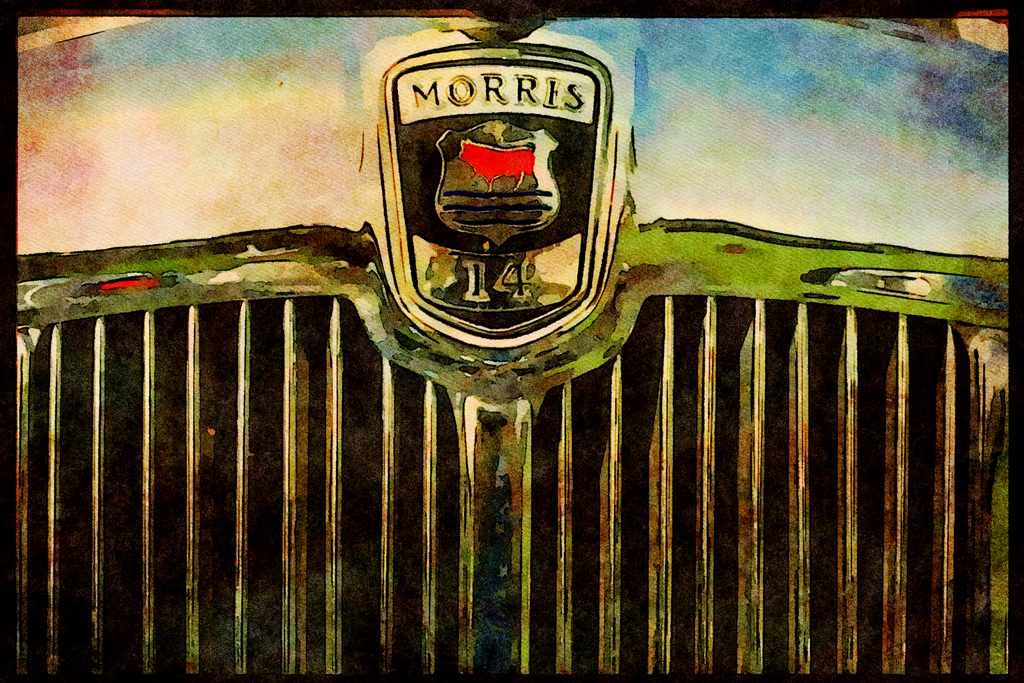 465078 Morris 14_6 Series III A4 Limited Edition Watercolour Print