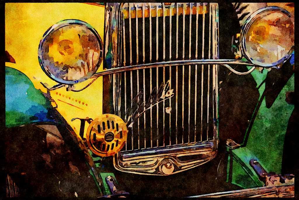 465087 Polished Grill A4 Limited Edition Watercolour Print