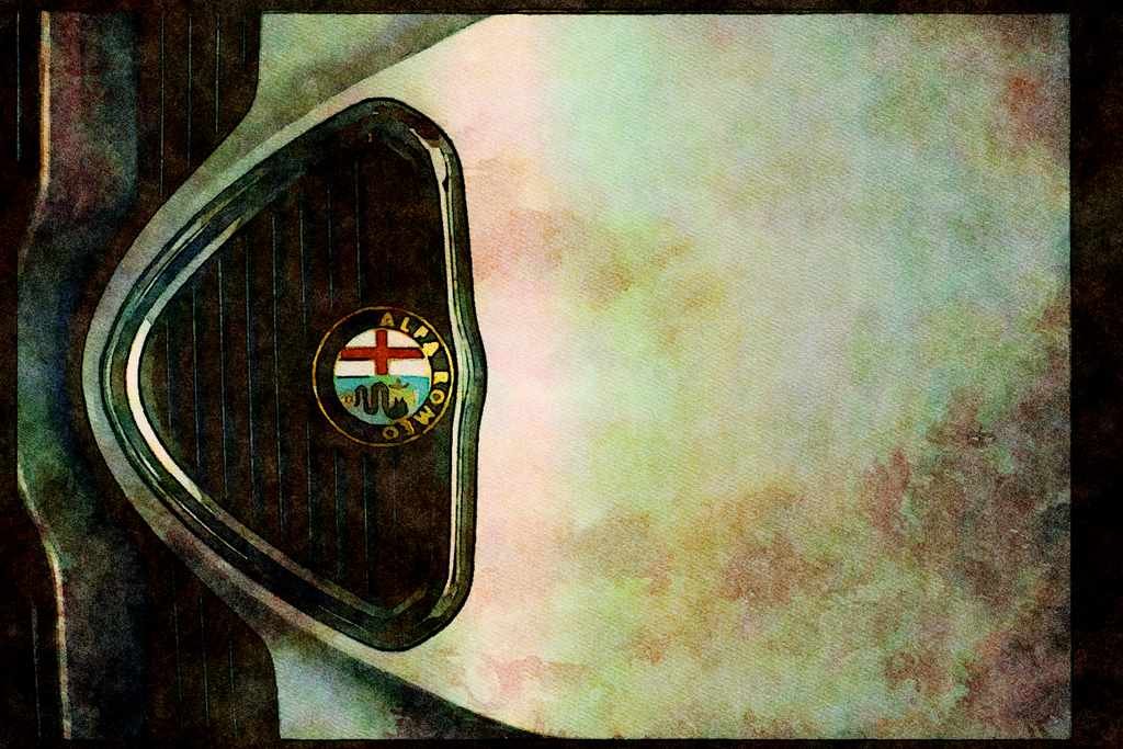 465088 Alfa Romeo A4 Limited Edition Watercolour Print