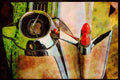 465092 Rear View Of Antique Car A4 Limited Edition Watercolour Print