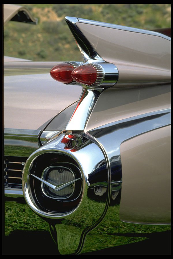 465092 Rear View Of Antique Car A4 Photo Print