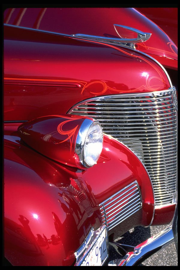 465094 Front End Of Antique Car A4 Photo Print
