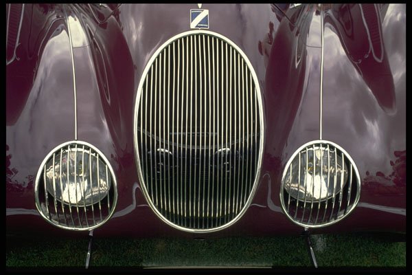 465095 Front End Of Antique Car A4 Photo Print
