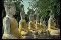 466013 Buddha Statues, Ayuthaya, Thailand A4 Photo Print