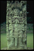 466018 Stelae, Mayan Ruins, Copan, Honduras A4 Photo Print